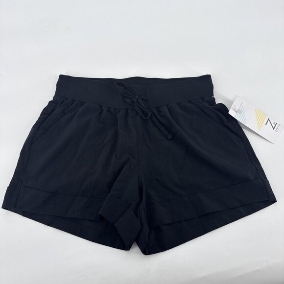 Zella Black Cuffed Shorts Women’s Size XS Pockets Activewear Exercise 3” Inseam - Picture 1 of 6
